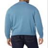 Amazon Essentials Men's 100% Cotton Quarter-Zip Sweater, Blue, Small view 4