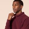 Amazon Essentials Men's 100% Cotton Rib Knit Turtleneck Sweater, Burgundy, XX-Large view 4