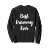 Best Grammy Ever Family Cute Sweatshirt, Adult Unisex, Black, Large view 1