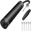 N&F Automatic Electric Fast Ball Pump with Needle and Nozzle - Air Pump for Inflatables, Athletic Basketball, Soccer, Volleyball, Football, Sport Ball and Swimming Ring - Faster Inflation (Black) view 1