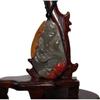 2.2" China Certified Nature Yellow Dragon Jade Fortue Fish and Lotus Hand Carved Necklace Pendants 8391 view 1