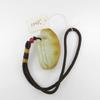 1.8" China Certified Nature Hetian Nephrite Jade Lucky Eagle Double Carved Pendant 4965 view 2
