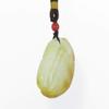1.8" China Certified Nature Hetian Nephrite Jade Lucky Eagle Double Carved Pendant 4965 view 4