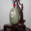 2.1" China Certified Nature Hetian Nephrite Jade Auspicious Tiger Hand Carved Necklace Pendant 2985 view 4