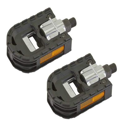 Alta Bicycle Platform Foldable Bike Pedals PVC/Alloy (9/16")