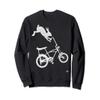 Rabbit on a Vintage Bicycle - The Graphic Rabbit Sweatshirt view 1