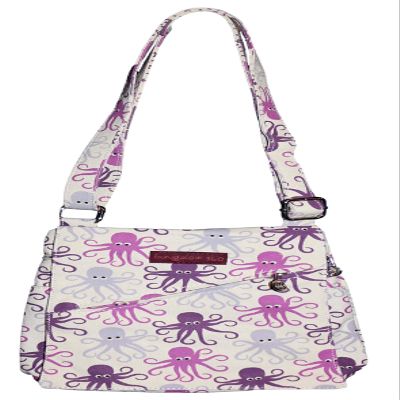 bungalow 360 Small Messenger Bag (Purple Octopus)