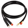 Hydraulic Hose Kit HO5116-16ft Pre-Assembled Heavy-Duty Copper & 1000 PSI Hose | Compatible with Seastar/Teleflex Outboard Steering Systems | No Cutting Needed (Marine-Grade) view 1