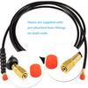 Hydraulic Hose Kit HO5116-16ft Pre-Assembled Heavy-Duty Copper & 1000 PSI Hose | Compatible with Seastar/Teleflex Outboard Steering Systems | No Cutting Needed (Marine-Grade) view 2