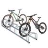 JungleA Adjustable 1-6 Bikes Rack,Bike Floor Parking Storage Organizer Stand for Indoor or Outdoor (Silver) view 2