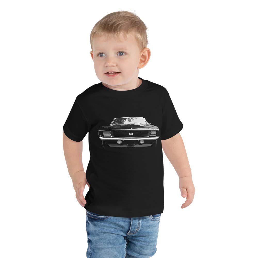 JG Infinite Black 69 Camaro Toddler Short Sleeve Tee