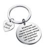 WSNANG New Job Gift Wishing You The Best in This Next Chapter of Your Career Keychain Good Colleagues Goodbye Gift New Beginnings Gifts (Wishing You KC) view 1