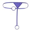 FEESHOW Mens Sissy Lingerie Low Rise O-Ring Thong Bikini Briefs G-String Crossdresser Underwear Purple OneSize view 3
