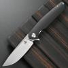 Sitivien ST102 Folding Knife, D2 Steel Blade+G10 Handle Pocket Knife, EDC Tool Knife for Outdoor, Camping, Hunting, Survival (Black)  view 2