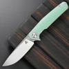 Sitivien ST102 Folding Knife, D2 Steel Blade+G10 Handle Pocket Knife, EDC Tool Knife for Outdoor, Camping, Hunting, Survival (Turquoise)  view 2