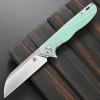 Sitivien ST103 Folding Knife, D2 Steel Blade+G10 Handle Pocket Knife, EDC Tool Knife for Outdoor, Camping, Hunting, Survival (Jade) view 2