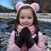 MAGARROW Kids Winter Warm Gloves Windproof Water-Resistant Snow Boys Girls Sport Gloves (All-Black, 8-10 Years) view 2