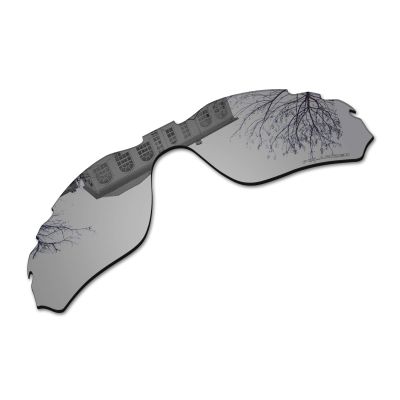 Millersawp Radar Edge Vented OO9184 Replacement Lenses for Oakley Sunglass-Silver Iridium