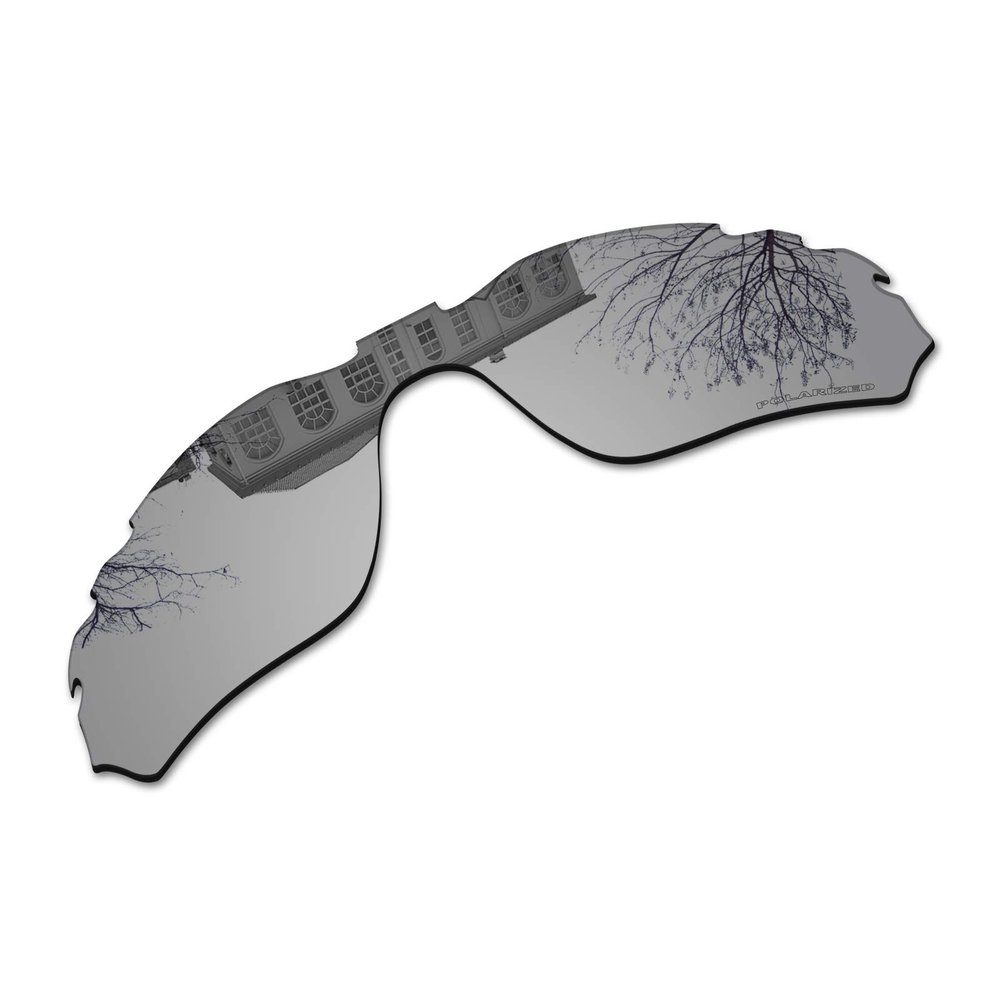 Millersawp Radar Edge Vented OO9184 Replacement Lenses for Oakley Sunglass-Silver Iridium
