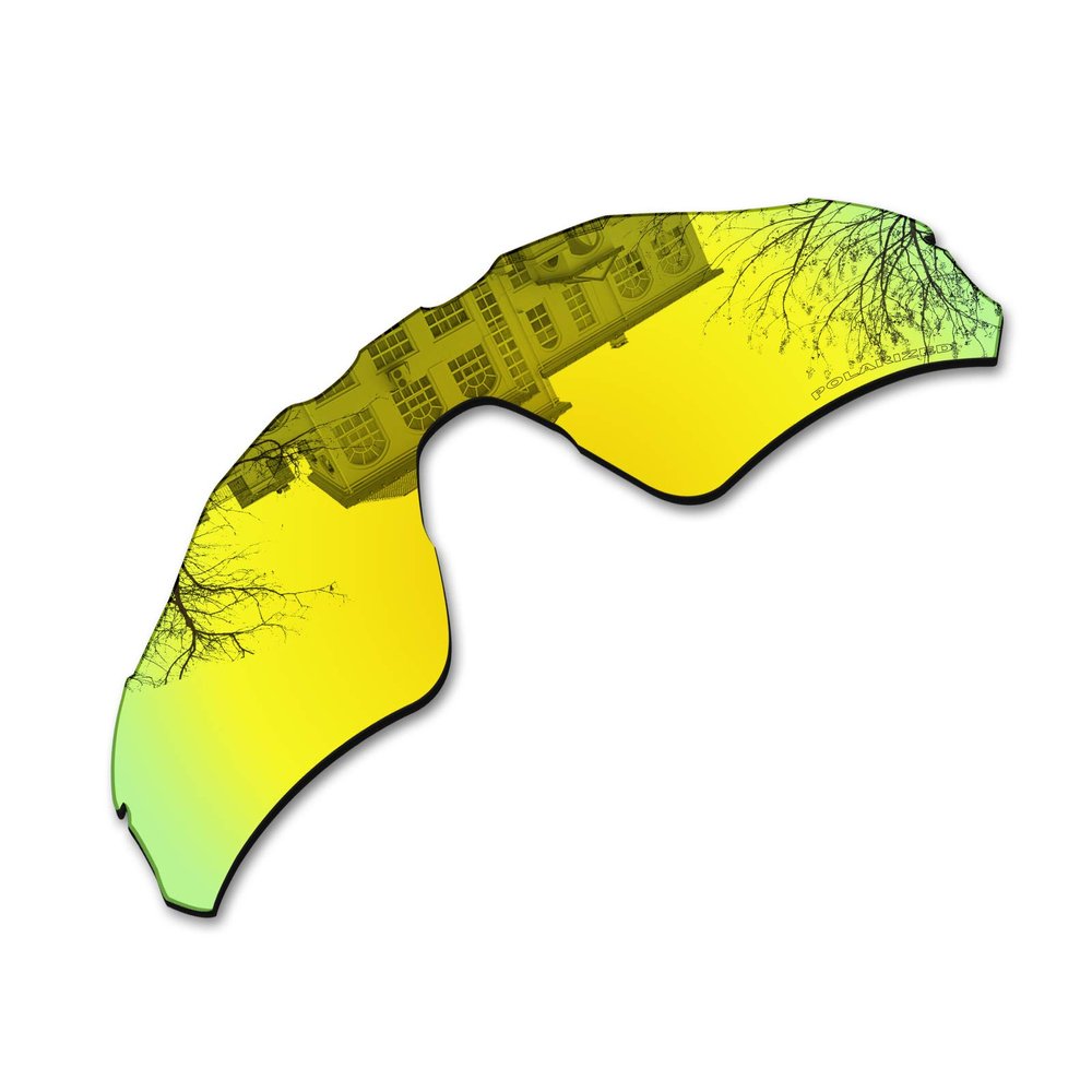 Millersawp Radar EV Path OO9208 Replacement Lenses for Oakley Sunglass-Gold Iridium