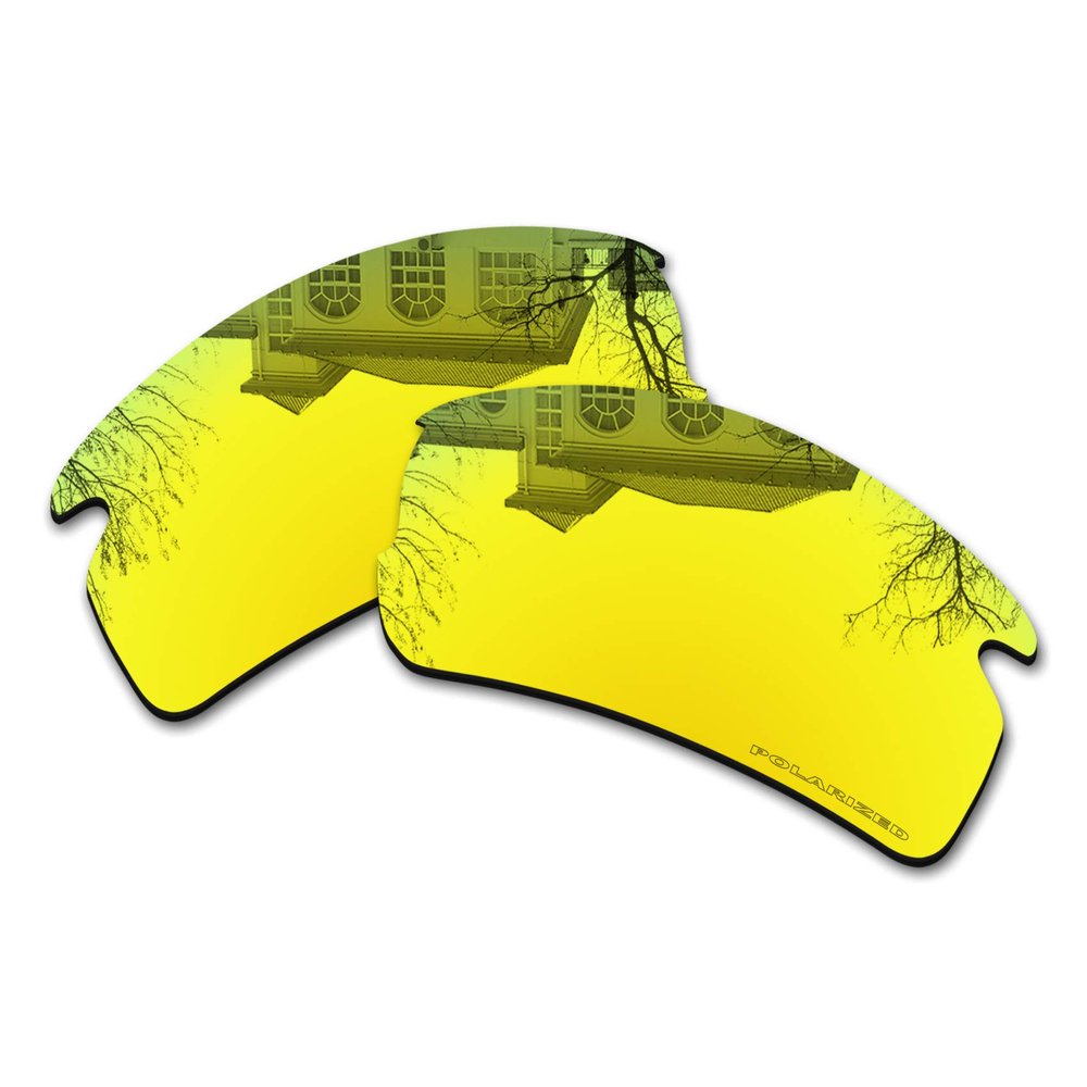 Millersawp Flak 2.0 XL OO9188 Replacement Lenses for Oakley Sunglass-Gold Iridium