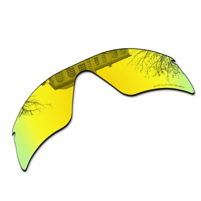Millersawp Radar Range Replacement Lenses for Oakley Sunglass-Gold Iridium