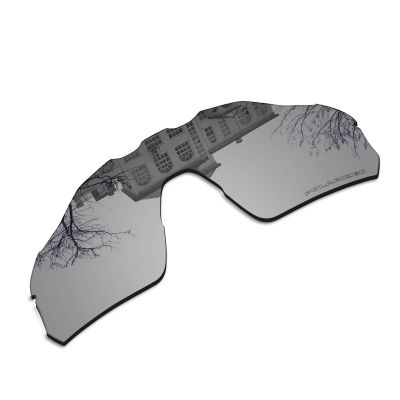 Millersawp Radar EV Pitch OO9211 Replacement Lenses for Oakley Sunglass, Polycarbonate Materials lens-Silver Iridium