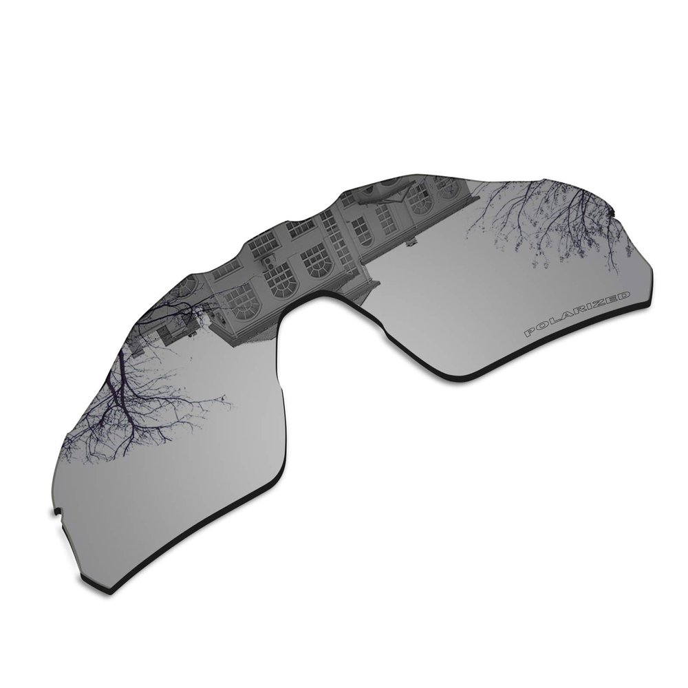 Millersawp Radar EV Pitch OO9211 Replacement Lenses for Oakley Sunglass, Polycarbonate Materials lens-Silver Iridium