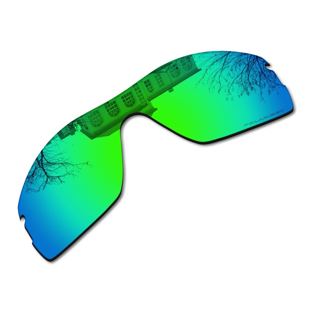 Millersawp Radar Pitch Replacement Lenses for Oakley Sunglass-Green Iridium