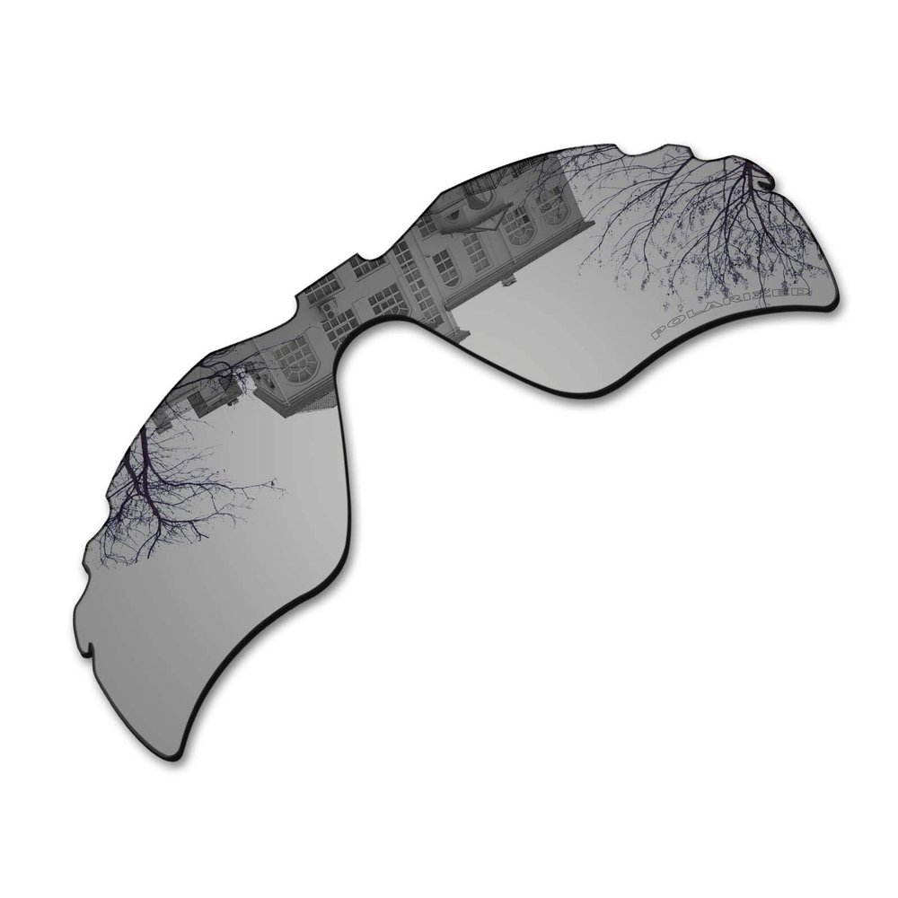 Millersawp Radar Path Vented Replacement Lenses for Oakley Sunglass-Silver Iridium