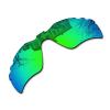 Millersawp Radar Path Vented Replacement Lenses for Oakley Sunglass-Green Iridium view 1