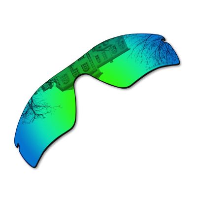 Millersawp Radar Path Replacement Lenses for Oakley Sunglass, Polycarbonate Materials Lens-Green Iridium