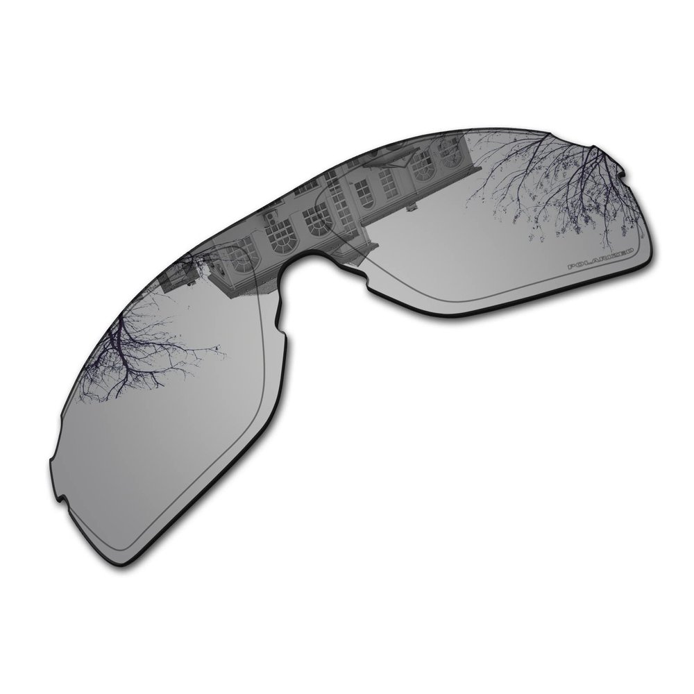 Millersawp EV Zero Pitch OO9383 Replacement Lenses for Oakley Sunglass-Silver Iridium