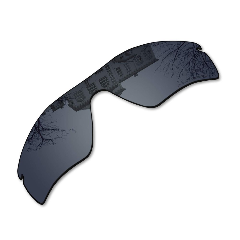 Millersawp Radar Path Replacement Lenses for Oakley Sunglass, Polycarbonate Materials Lens-Black Iridium