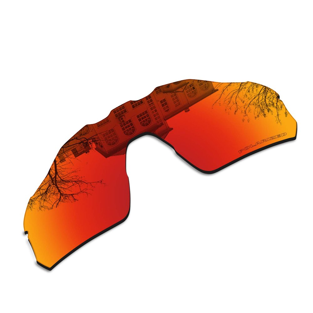 Millersawp Radar EV Pitch OO9211 Replacement Lenses for Oakley Sunglass, Polycarbonate Materials Lens-Red Iridium