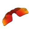 Millersawp Radar EV Pitch OO9211 Replacement Lenses for Oakley Sunglass, Polycarbonate Materials Lens-Red Iridium view 1