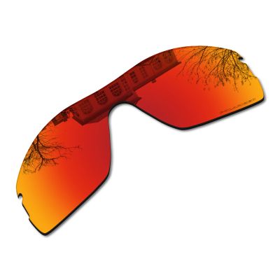 Millersawp Radar Pitch Replacement Lenses for Oakley Sunglass-Red Iridium