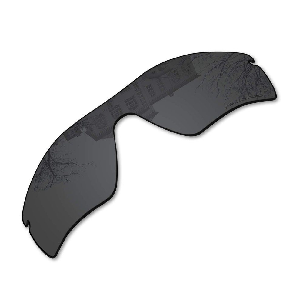 Millersawp Radar Path Replacement Lenses for Oakley Sunglass, Polycarbonate Materials Lens-Stealth Black