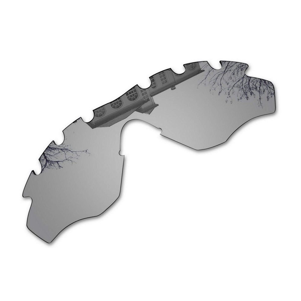 Millersawp M2 Frame XL Vented OO9343 Replacement Lenses for Oakley Sunglass-Silver Iridium