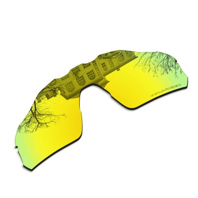 Millersawp Radar EV Pitch OO9211 Replacement Lenses for Oakley Sunglass, Polycarbonate Materials Lens-Gold Iridium