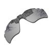 Millersawp Radar Path Vented Replacement Lenses for Oakley Sunglass, Polycarbonate Materials Lens-Silver Iridium view 1