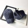 Aedvoouer Men Women Baseball Cap Vintage Washed Distressed Hats Twill Plain Adjustable Dad-Hat,BC-Navy view 2
