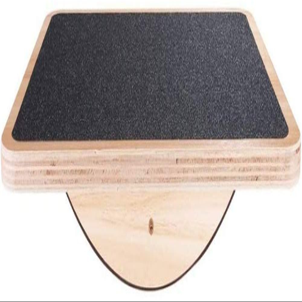 qiuqiu Balance Board Trainer Wooden Balance Rocker Rectangular Balance Board Fitness Equipment Balance Trainer