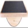 qiuqiu Balance Board Trainer Wooden Balance Rocker Rectangular Balance Board Fitness Equipment Balance Trainer view 1