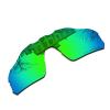 Millersawp Radar EV Pitch OO9211 Replacement Lenses for Oakley Sunglass, Polycarbonate Materials lens-Green Iridium view 1