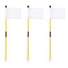 KINGTOP Golf Flagstick Mini, Putting Green Flag for Yard, 3 Feet Flagpole 2-Section Design, Golf Pin Flags Set, 3-Pack view 1
