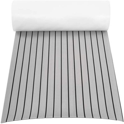 qiuqiu Flooring Teak Sheet Eva Boat Decking Sheet, Floor Mat for Boat Waterproof EVA Foam Yacht Boat Teak Sheet Non-Slip Marine Boat Flooring Mat for Kayak Camper, 240 X 90 X 0.6cm