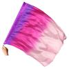 Winged Sirenny 32" Flowy Spinning Silk Flag Poi, Church Praise Prophetic Worship Adoration Dance Banner, Dance Poi Streamer, Beginners Practice Play Silk (Prosperity) view 1