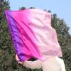 Winged Sirenny 32" Flowy Spinning Silk Flag Poi, Church Praise Prophetic Worship Adoration Dance Banner, Dance Poi Streamer, Beginners Practice Play Silk (Prosperity) view 2