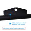 Cable Machine Lat Pulldown Attachments - 29/39/48 Inch Wide Grip Bar with Non-slip Handle for Home Gym Tricep Training (K Bar Length 48 Inch) view 3